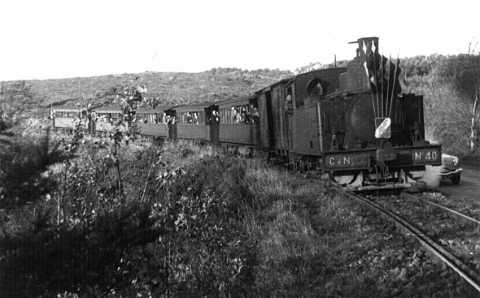 Petit train Saint-Brieuc / Paimpol 1956