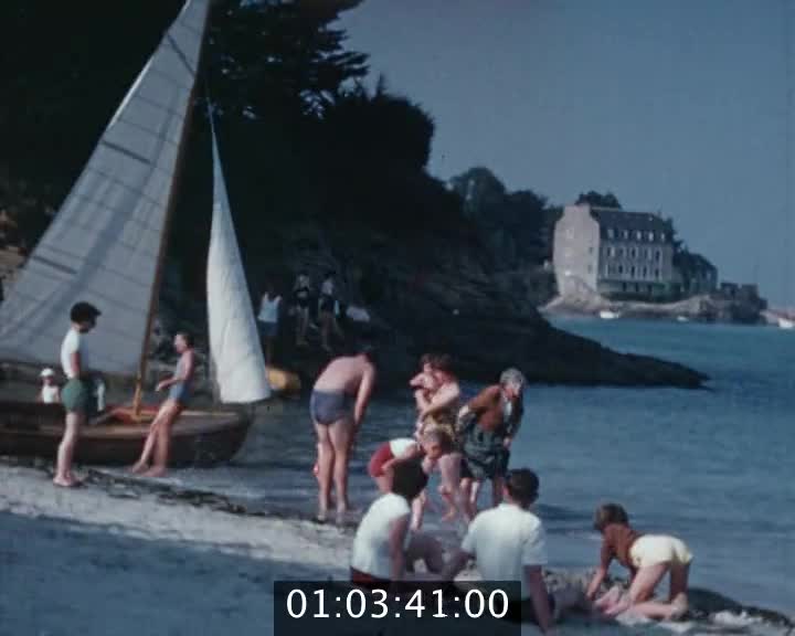 Saint Jacut de La Mer 1954 et 1955