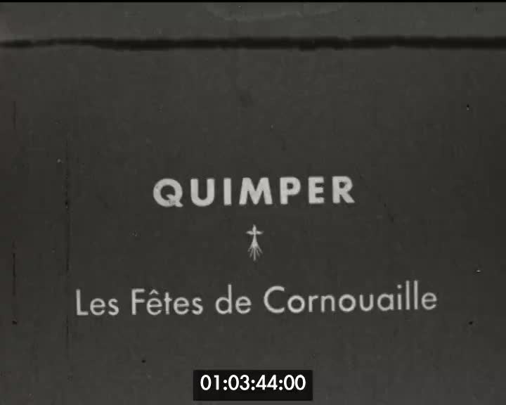 Fête folklorique – Fête de Cornouaille à Quimper 1937...