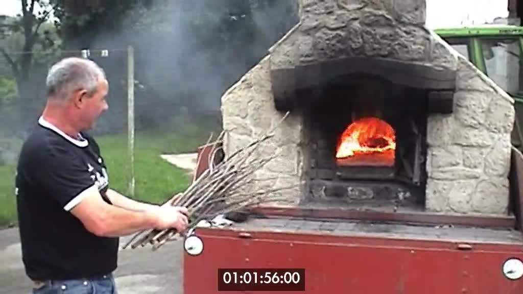 Four ambulant pour pain à l'ancienne