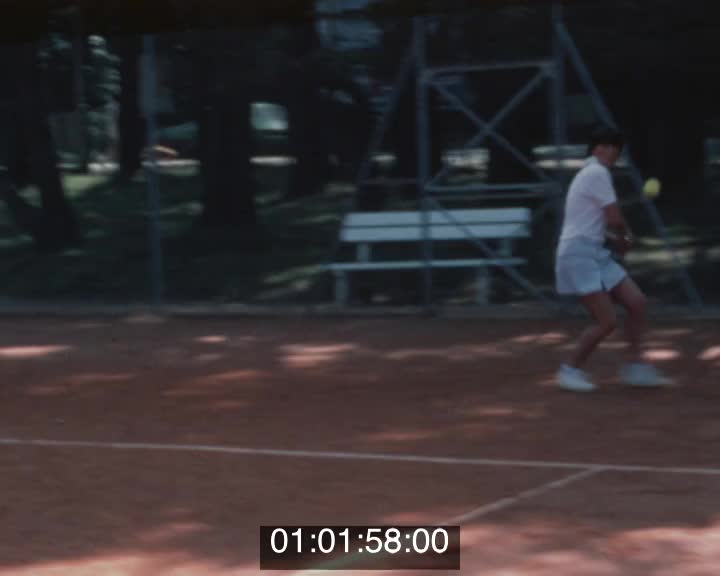 Tennis, Fougères, jardin 1979-1980