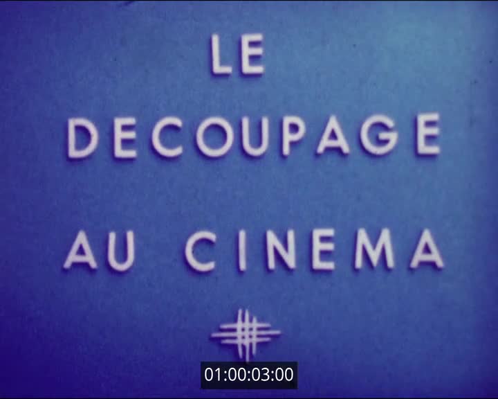 Films scolaires - Découpage au cinéma